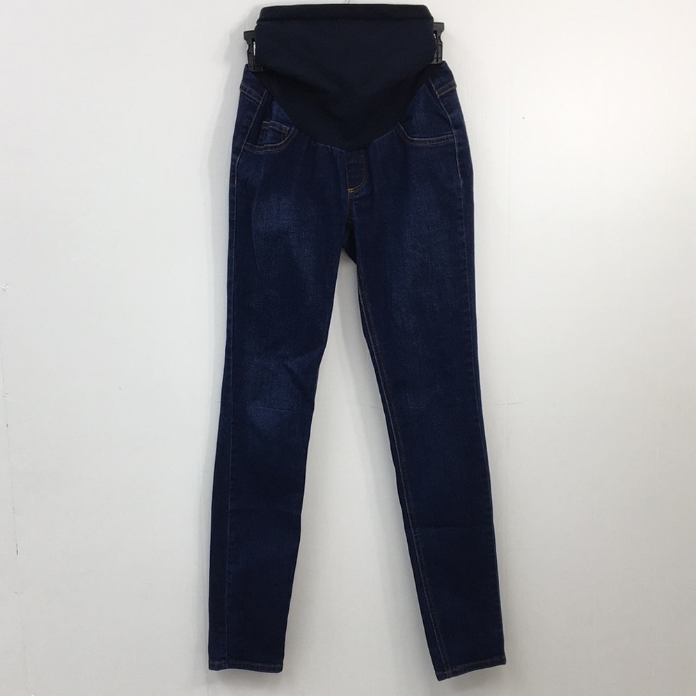 Jessica Simpson Dark Wash Skinny Maternity Jeans Size S EXCELLENT Condition